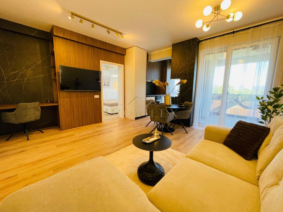 Apartament 2 camere, mobilat LUX, bloc nou, zona Tineretului 
