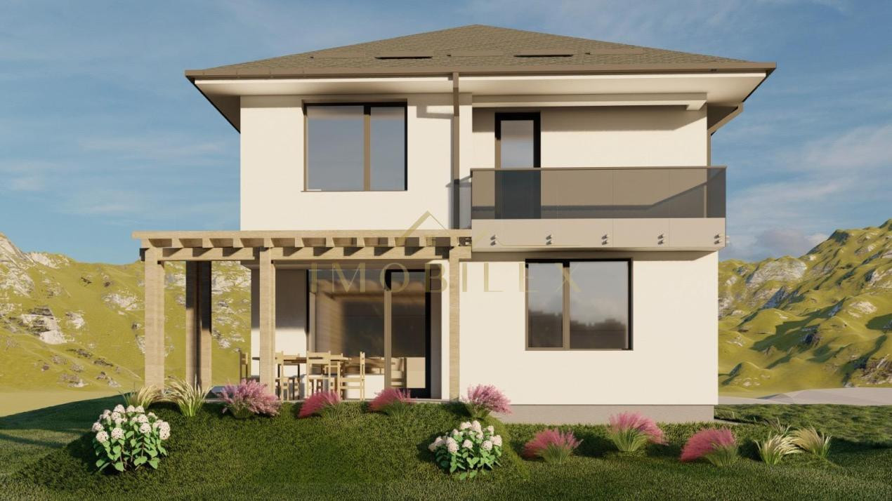 Casă individuală, 4 camere, teren, 600 mp, zona Chinteni 