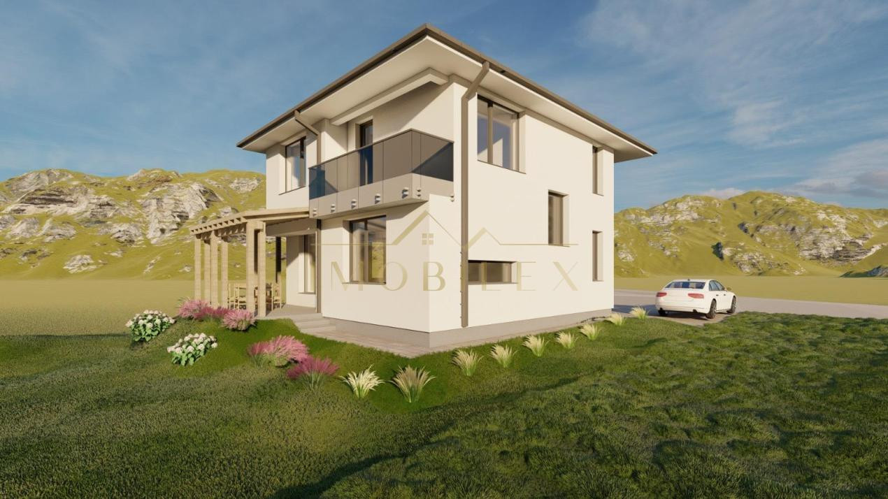 Casă individuală, 4 camere, teren, 600 mp, zona Chinteni 