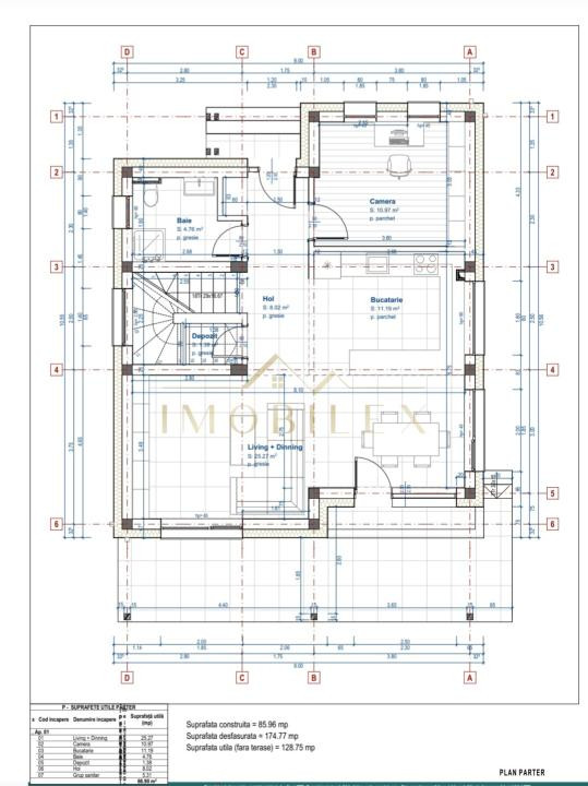 Casă individuală, 4 camere, teren, 600 mp, zona Chinteni 