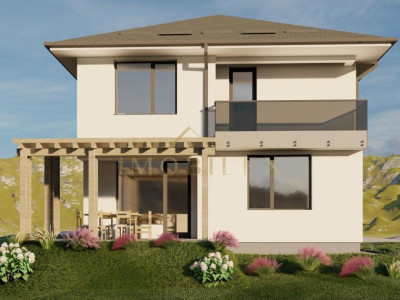 Casă individuală, 4 camere, teren, 600 mp, zona Chinteni 