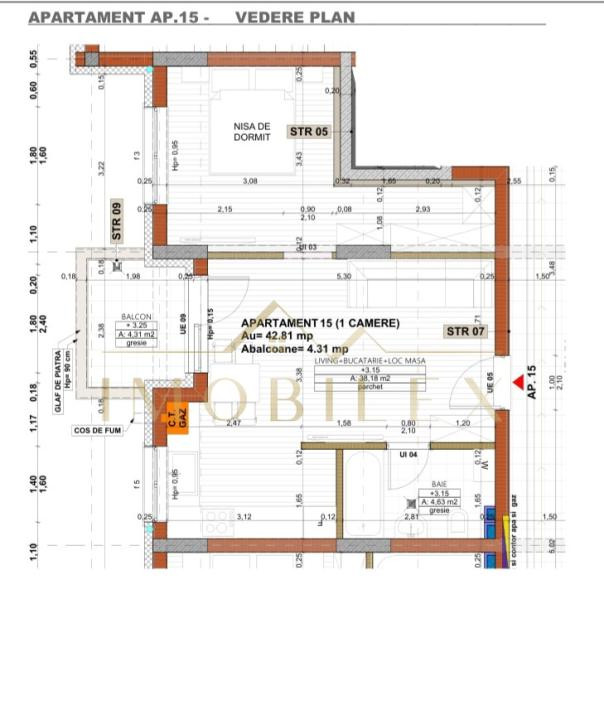 Apartament cu 2 camere,bloc nou Cetatii