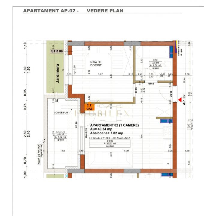 Apartament NOU, 2 camere, bloc nou, zona Cetatii
