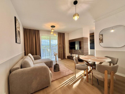 Apartament 3 camere, 2 băi, 64mp, mobilat LUX,  zona Tineretului 