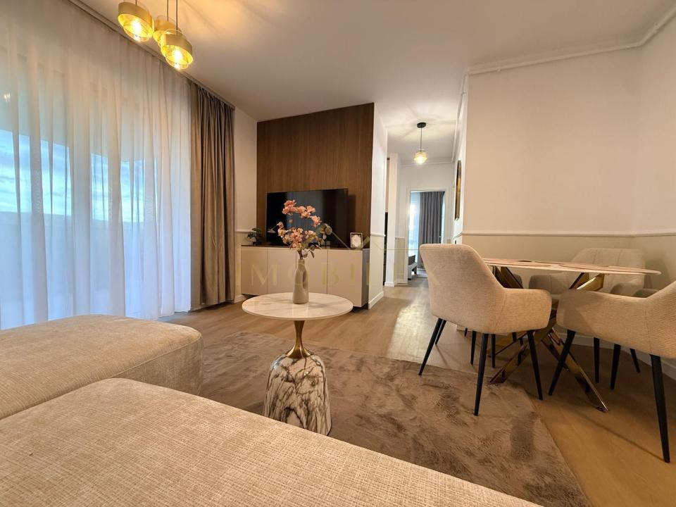 Apartament 3 camere, 64mp, mobilat LUX, 2 băi, zona Tineretului 