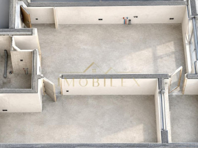 Apartament 2 camere, semifinisat, bloc nou, zona Bmw-Vivo 