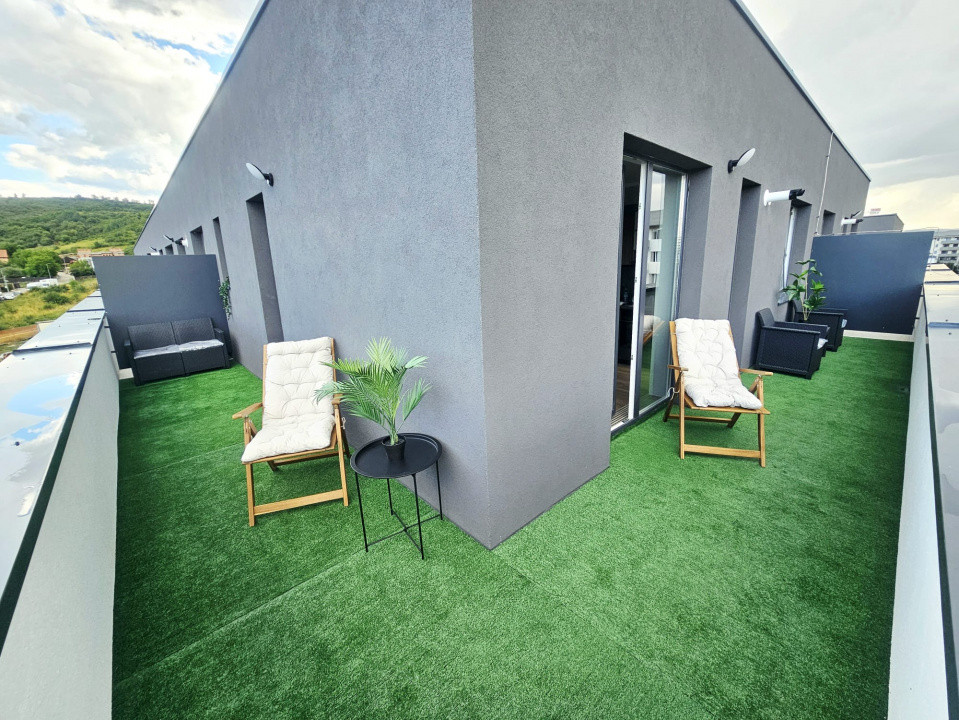 Apartament 2 camere LUX, terasă, bloc nou, zona Terra 