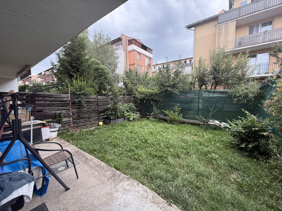 Apartament spațios 2 camere, grădină 40mp, zona Eroilor