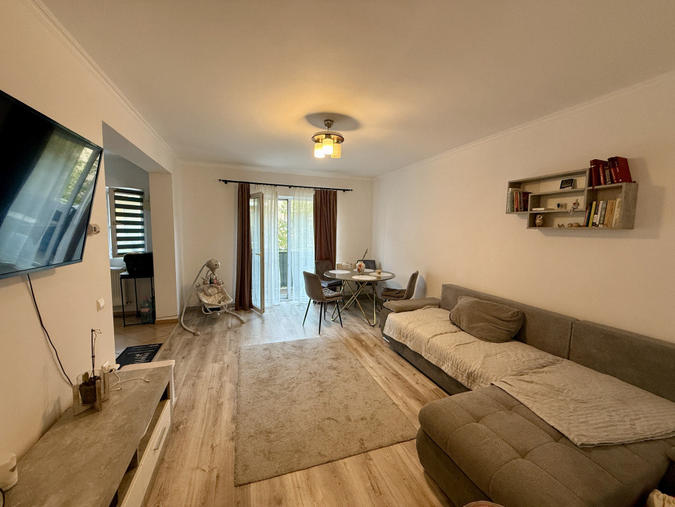 Apartament spațios 58 mp, mobilat modern, zona Florilor