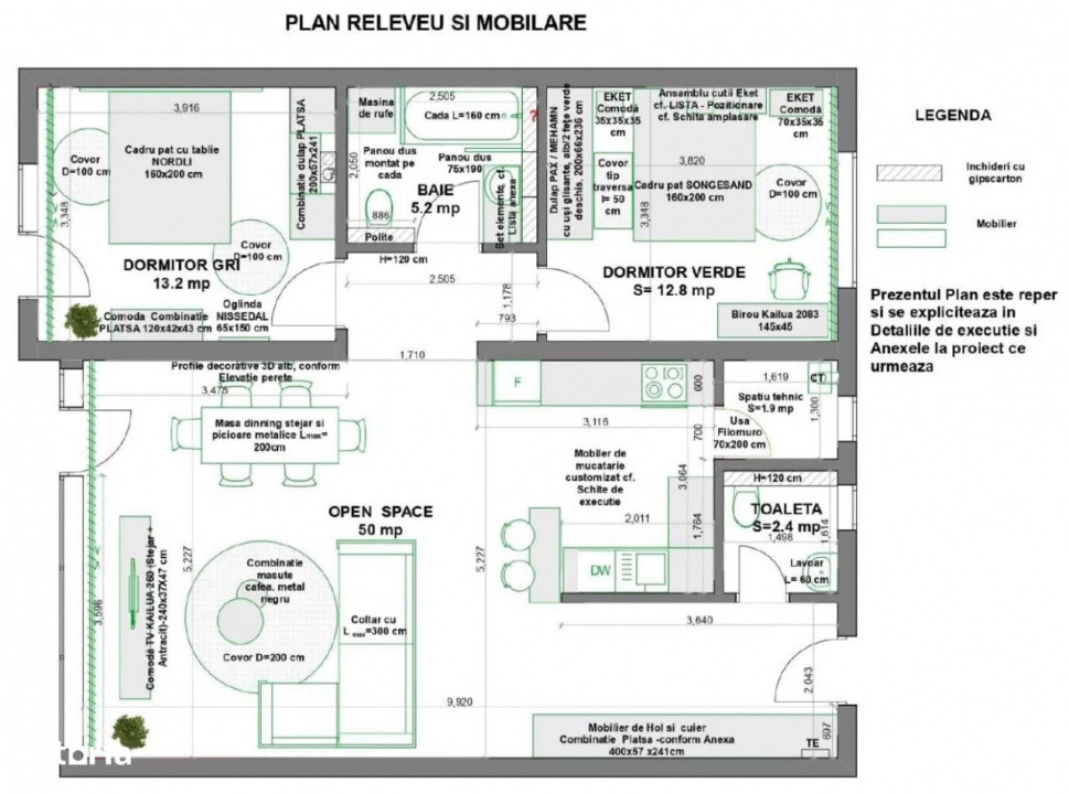 Apartament cu 3 camere l bloc nou l zona premium - Cetatii 