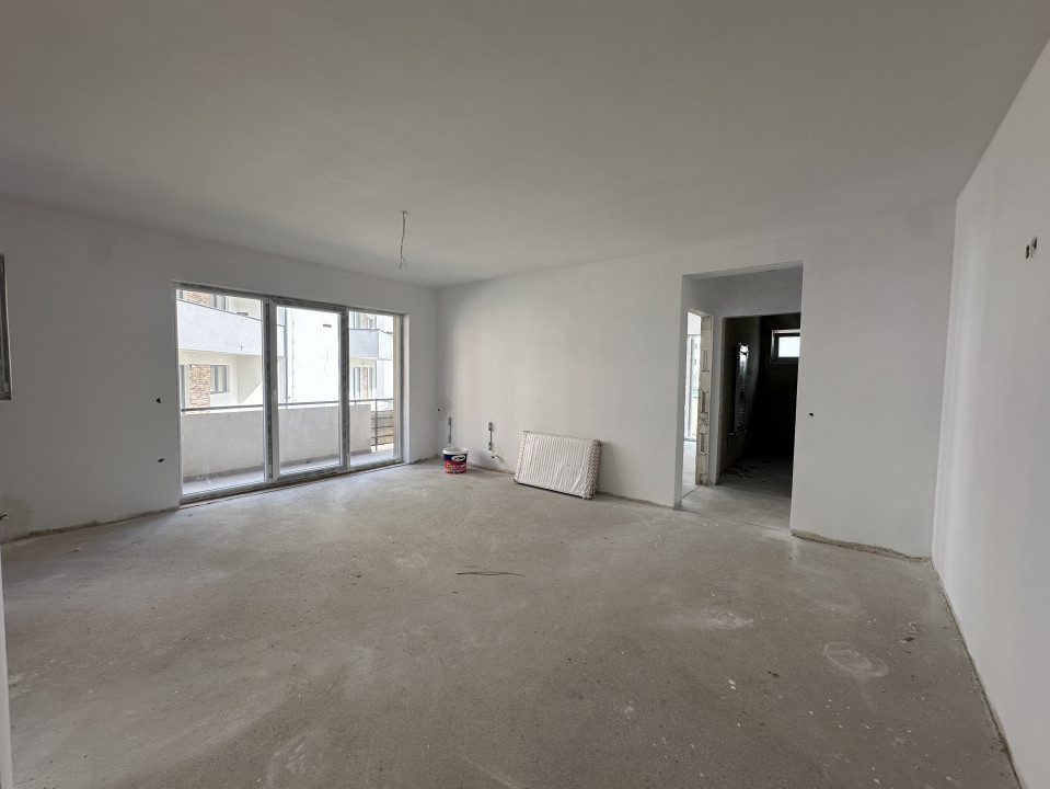 Apartamnet spatios cu 2 camere si terasa l SEMIFINISAT l Bloc Nou