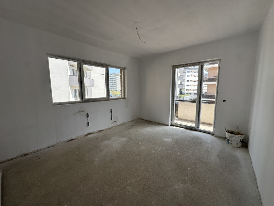 Apartamnet spatios cu 2 camere si terasa l SEMIFINISAT l Bloc Nou