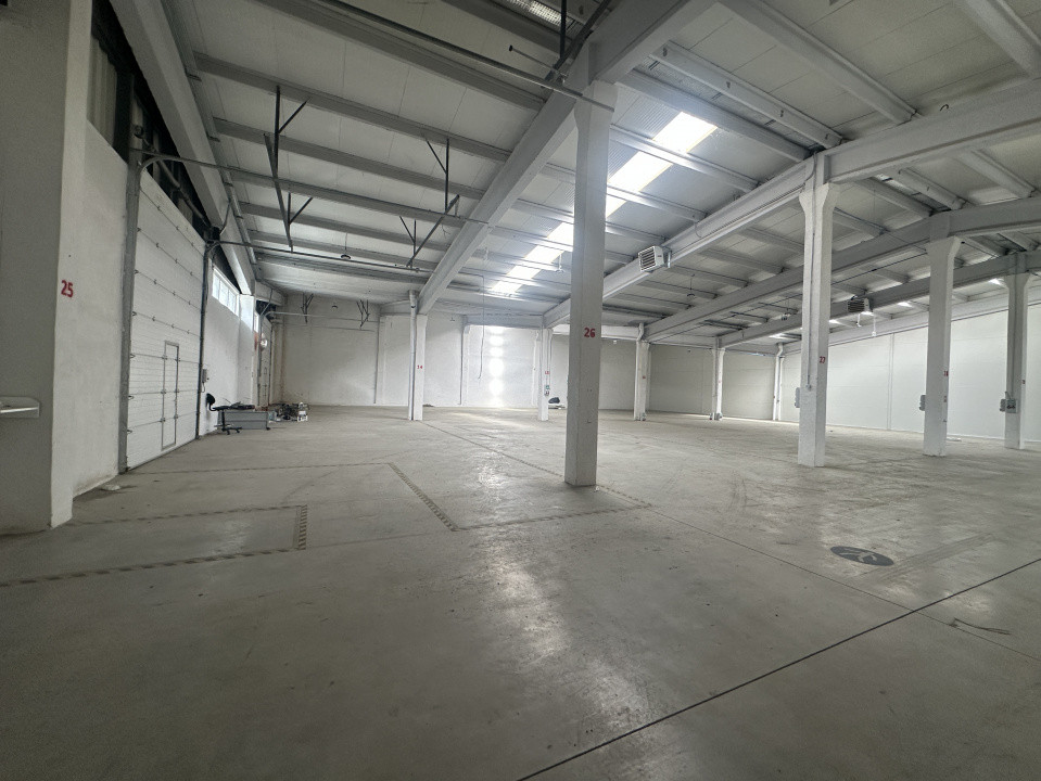 Hala industriala de inchiriat l 1200 mp utili l B-dul Muncii 