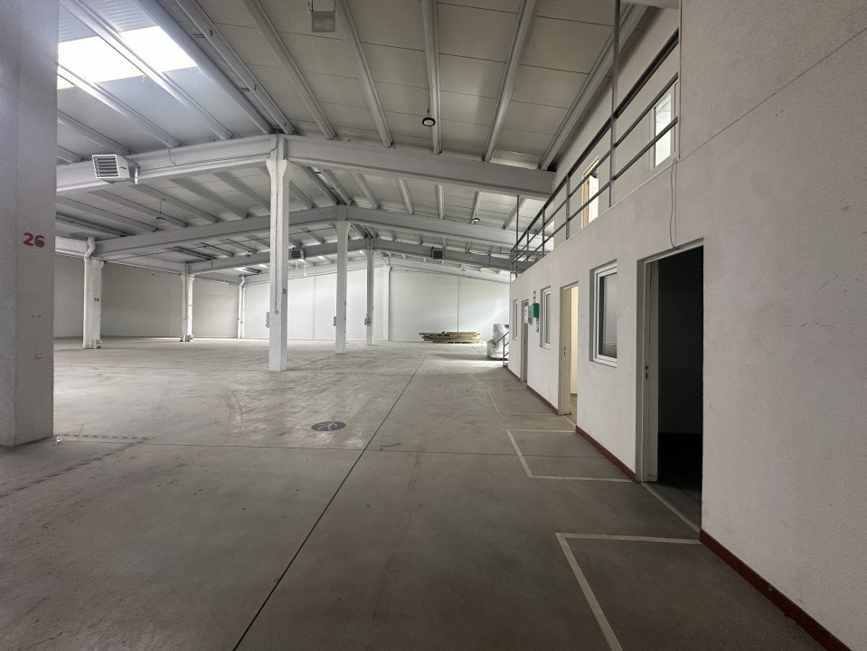 Hala industriala de inchiriat l 1200 mp utili l B-dul Muncii 