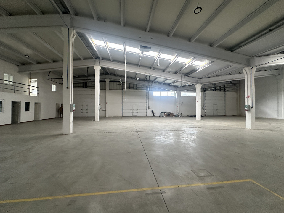 Hala industriala de inchiriat l 1200 mp utili l B-dul Muncii 