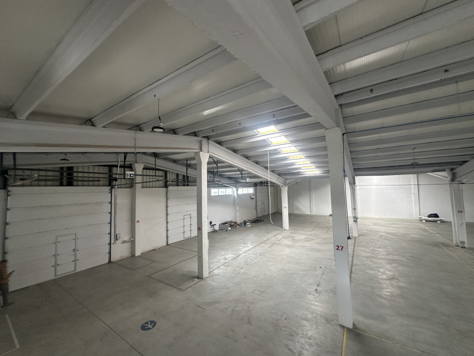 Hala industriala de inchiriat l 1200 mp utili l B-dul Muncii 